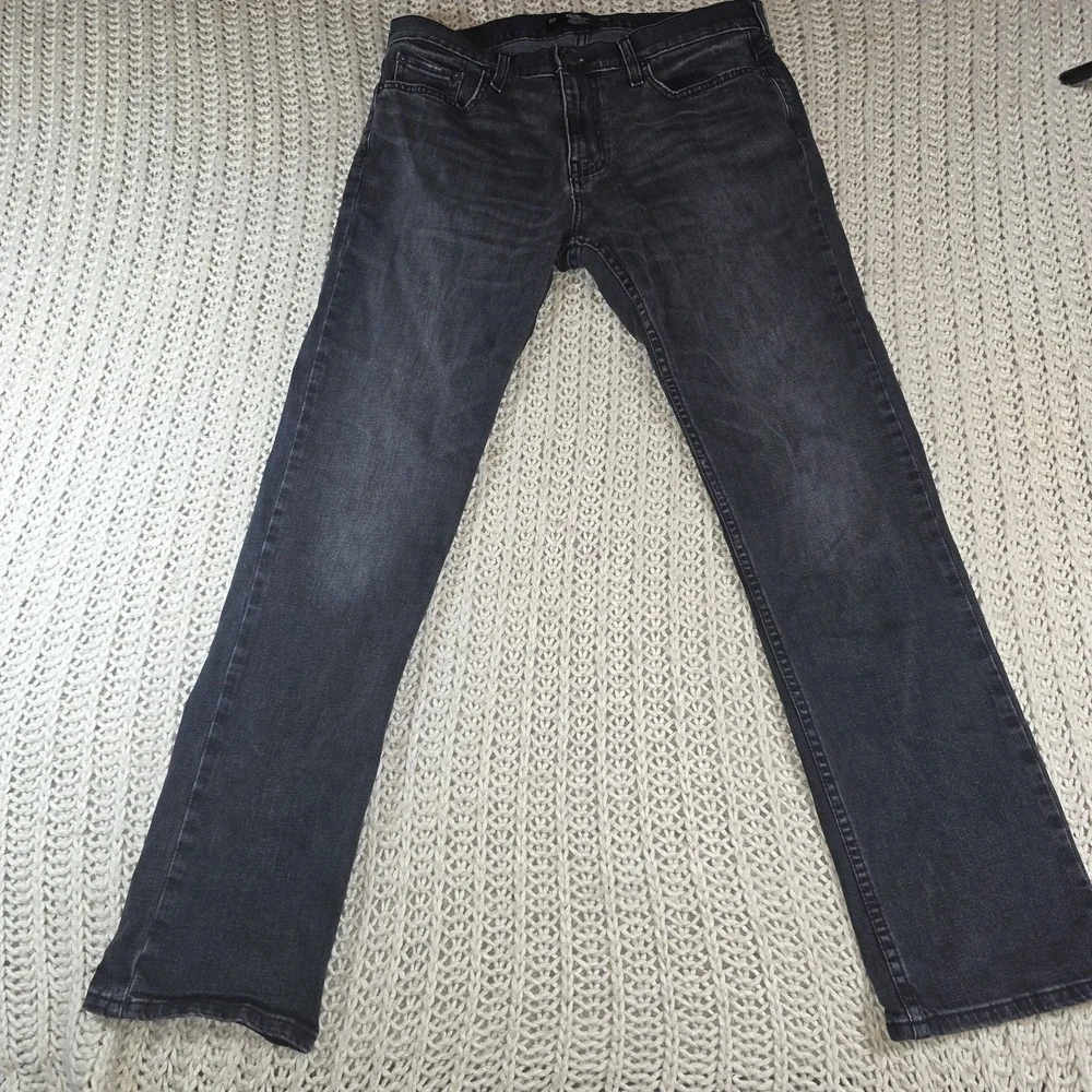 Hollister California Black Jeans Slim Fit Flex 32x32 Y2K
